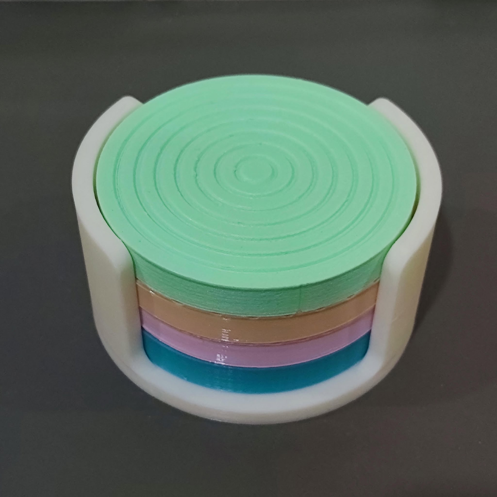 Aesthetic Coaster with Holder