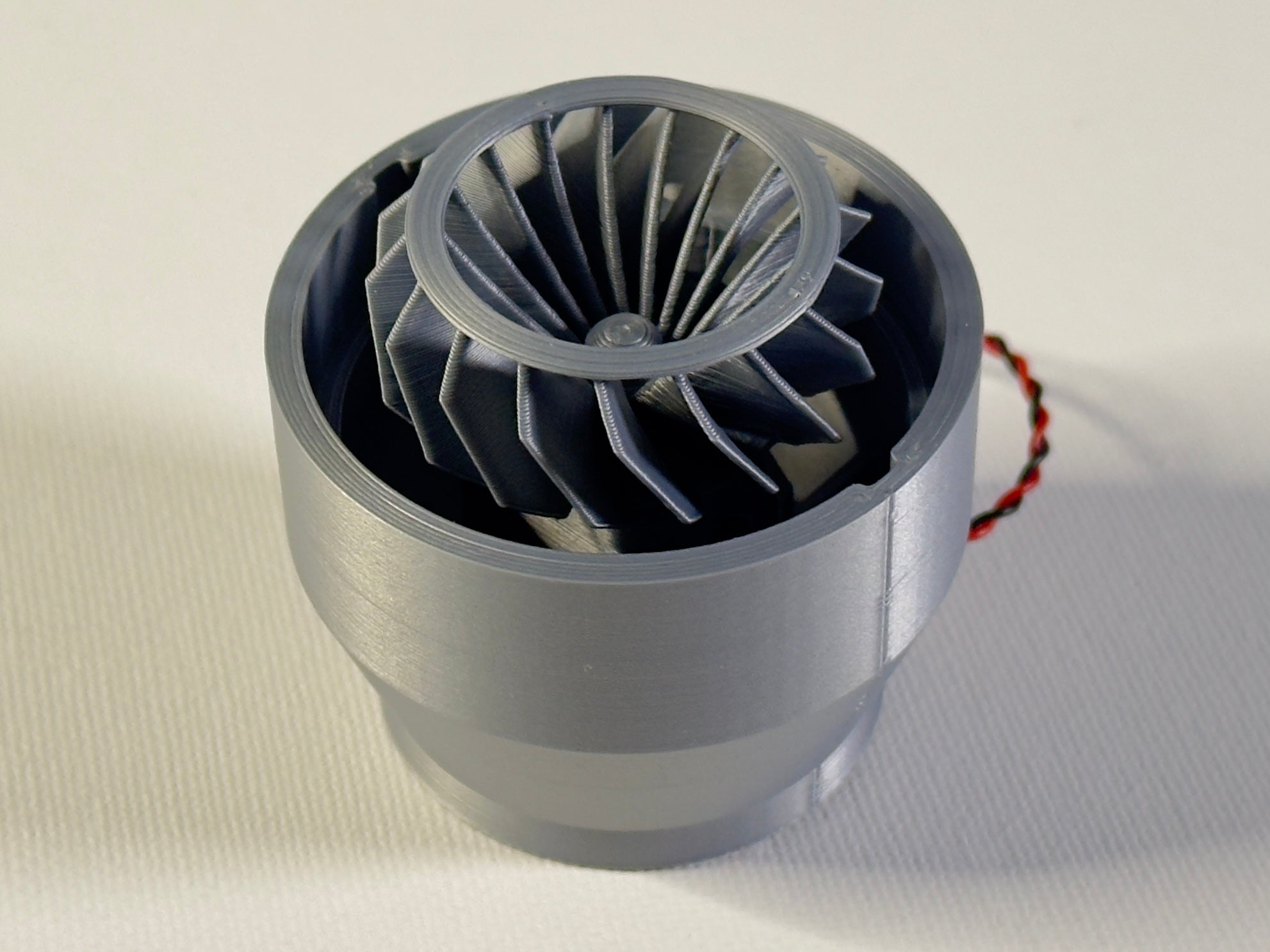 Open Source Fully Printable Vacuum Turbine Set