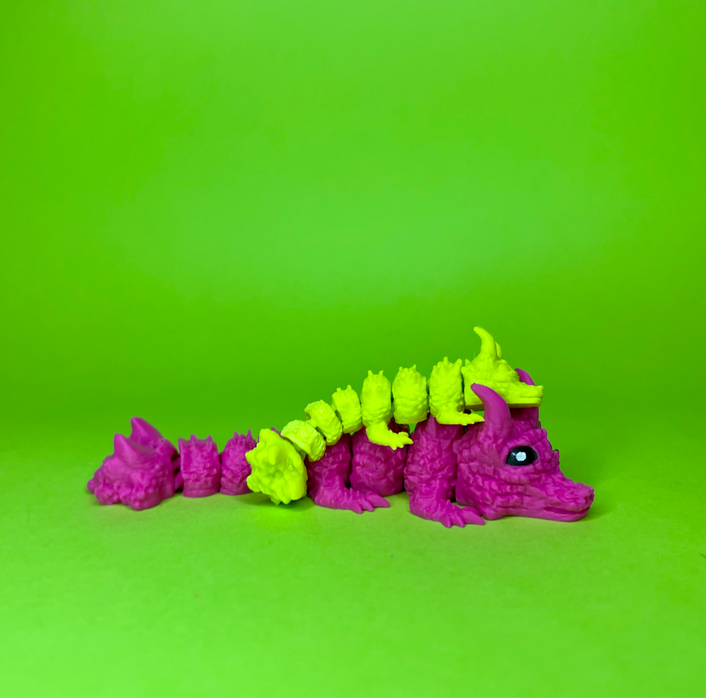 Articulated baby Stone Dragon (Wingless)