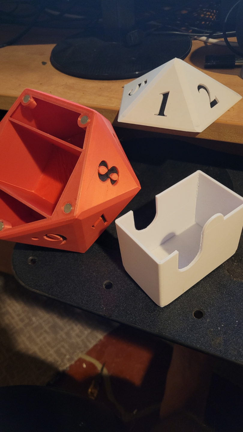 D20 EDH Deck Box and Dice Holder