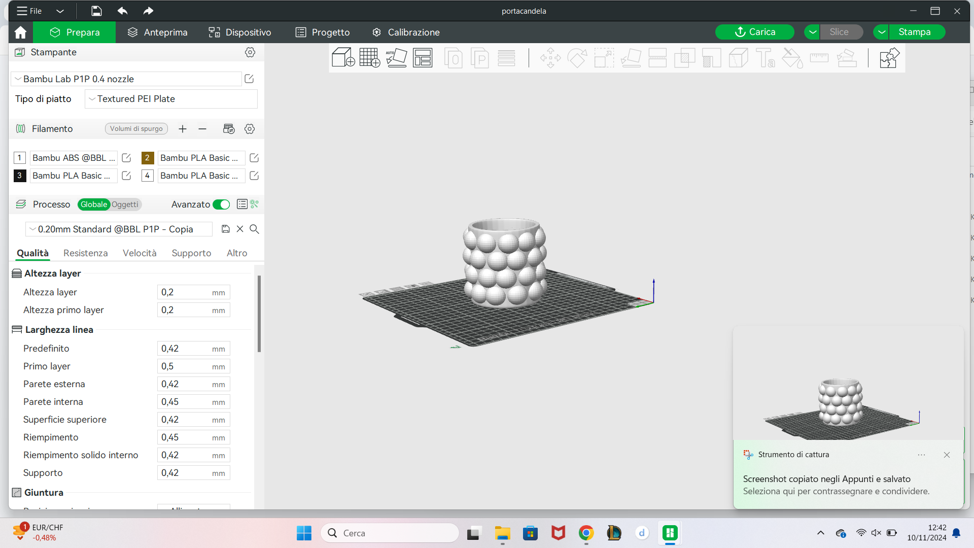 Porta candela