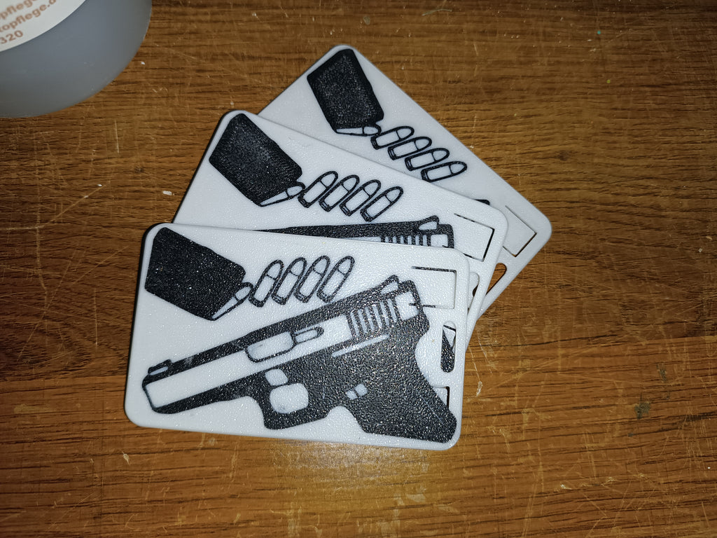 Tactical Style Badge Holder, High Contrast Edition