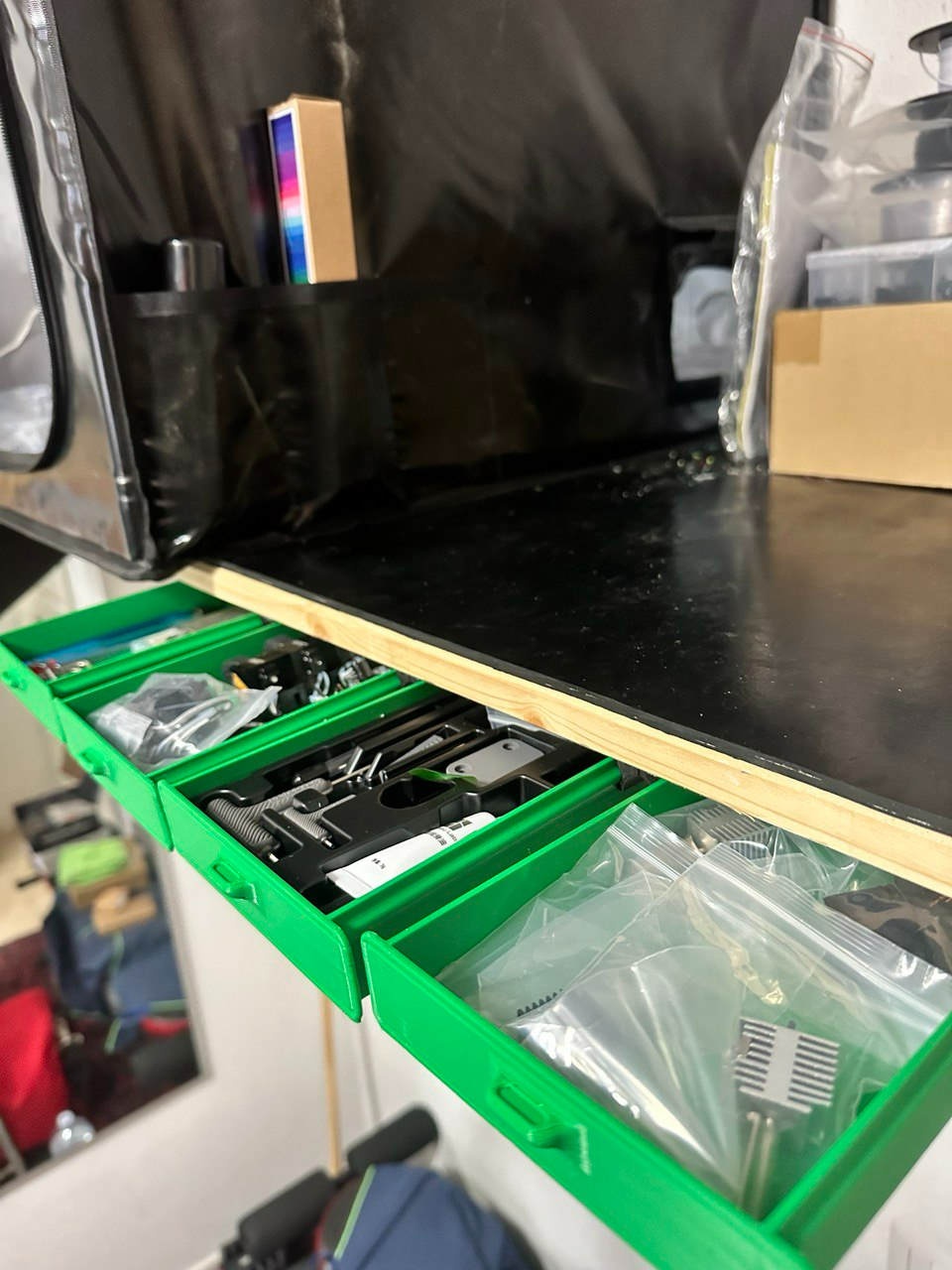 Under-Desk Accessory drawer