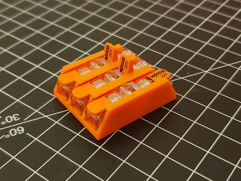 Wago 221-2411 Triple Mount