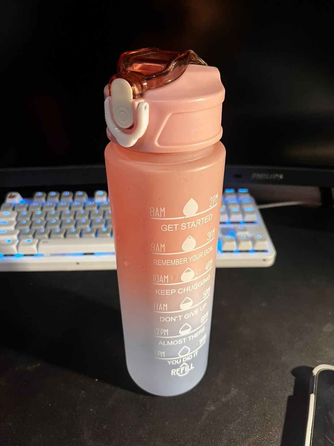 water bottle lock and cover replacement