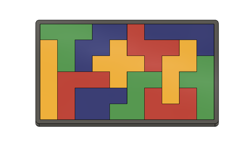 2D pentomino puzzle #1
