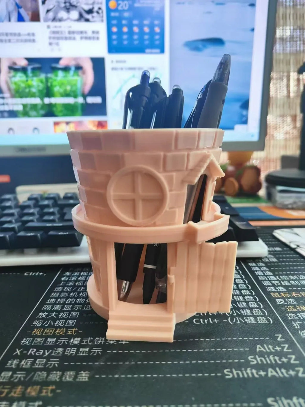 笔筒，奶茶杯套