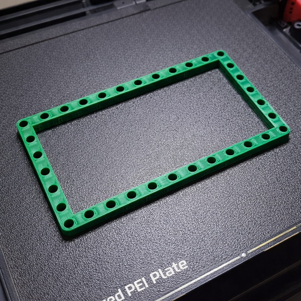 Custom LEGOs Technic Frame + Gear Rack Set