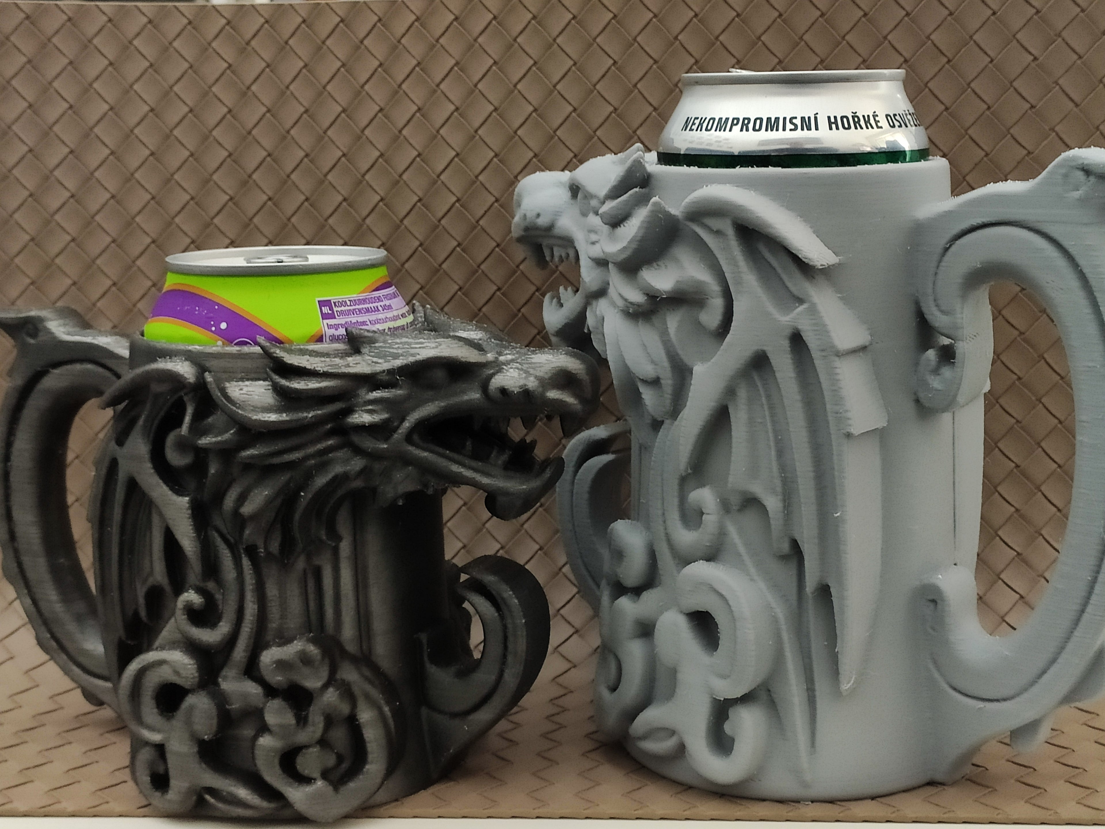 Dragon Can Holder (0.5L + 12oz Cans) - Beer mug