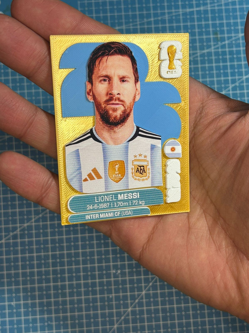 Figurita Messi Panini mundial 2026