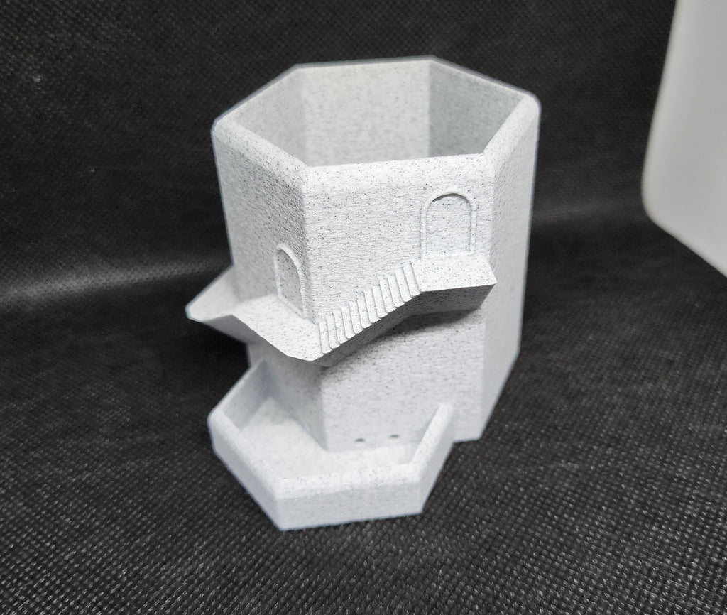 Hex Castle Planter w/ drainage 🜲