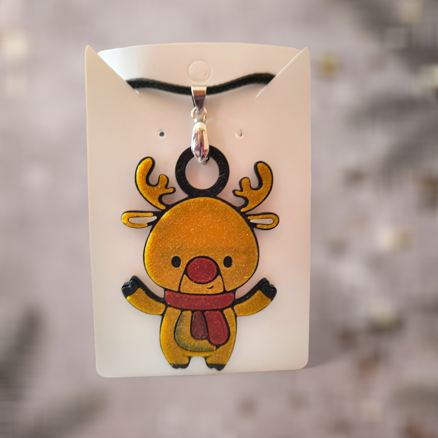 Cute Reindeer - Earrings and Necklace