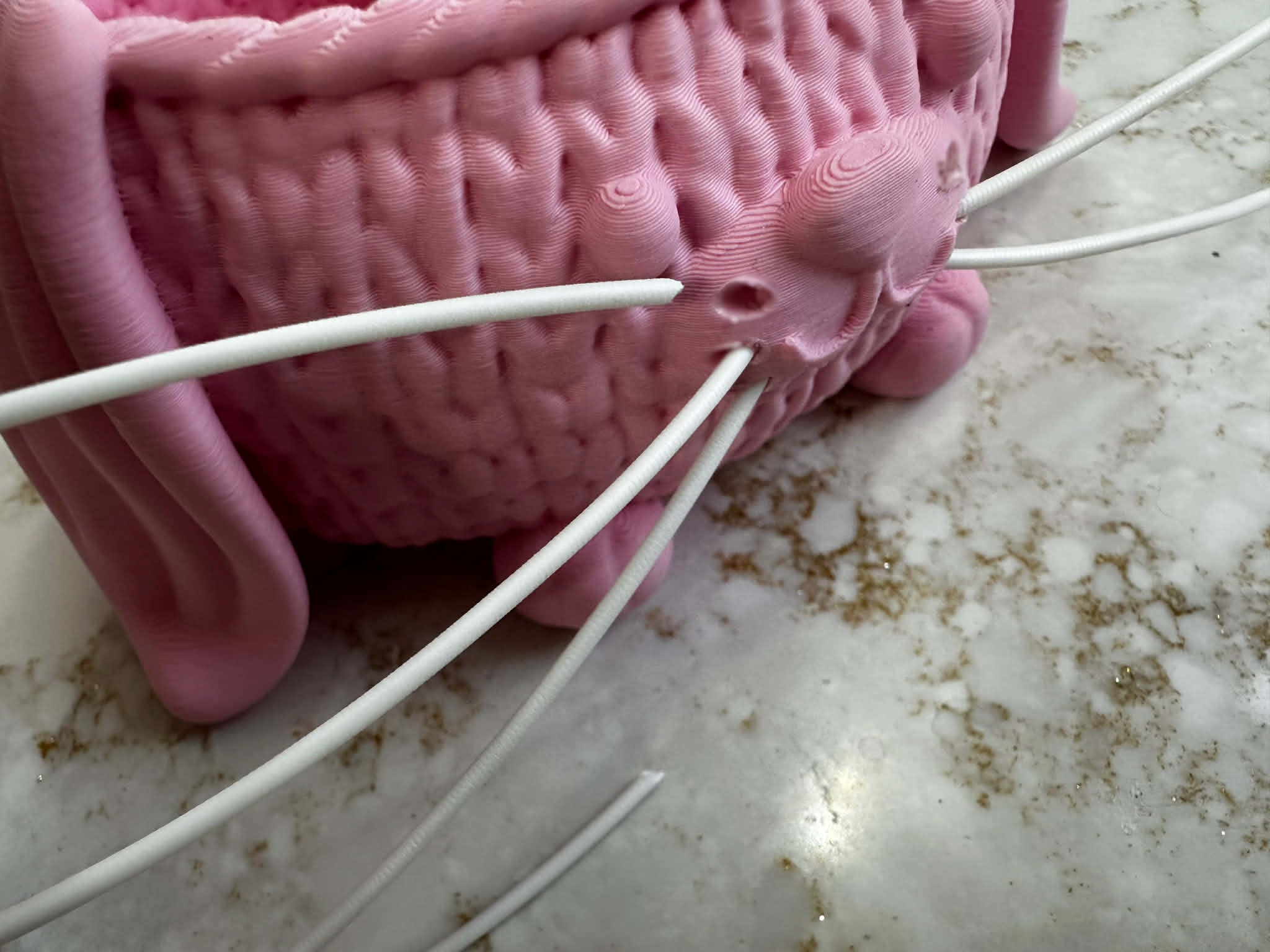 Knit Bunny Candy Bowl