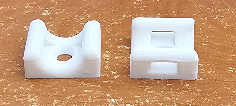 Simple ZIP Tie Screw Mounts for Cable Management