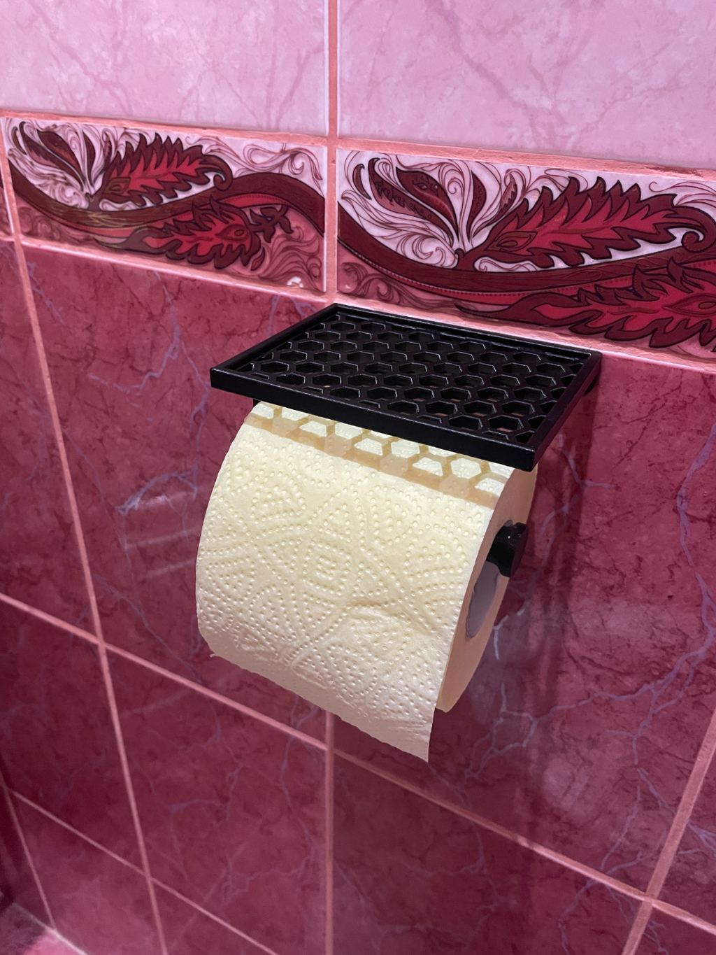 Toilet Paper Holder with a shelf