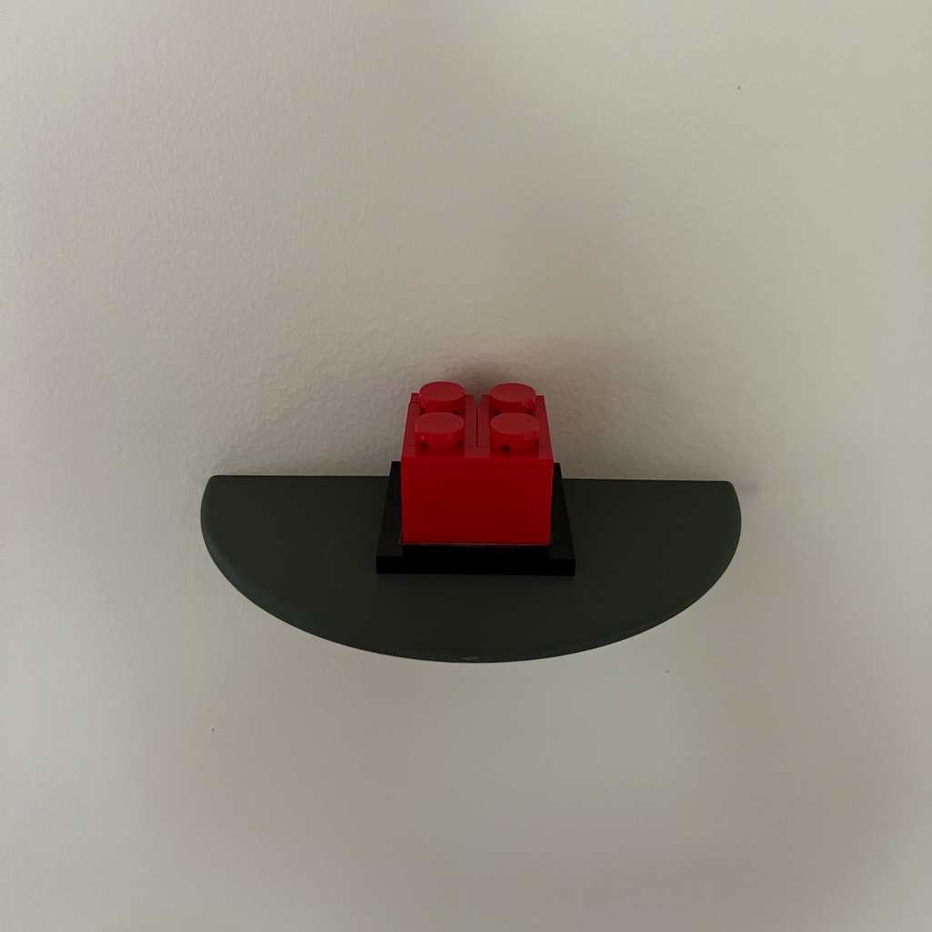 Simple Round Shelf - Wall Mount with 2 screw holes