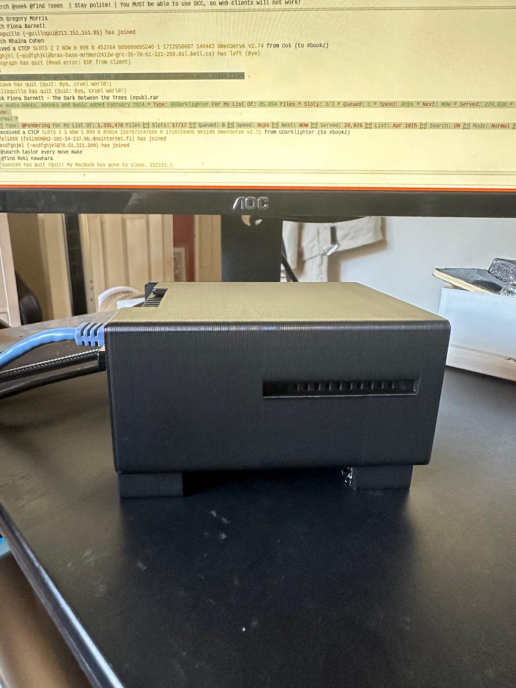 Argon Neo 5 M.2 NVMe Case mount for the Rasp Pi 5