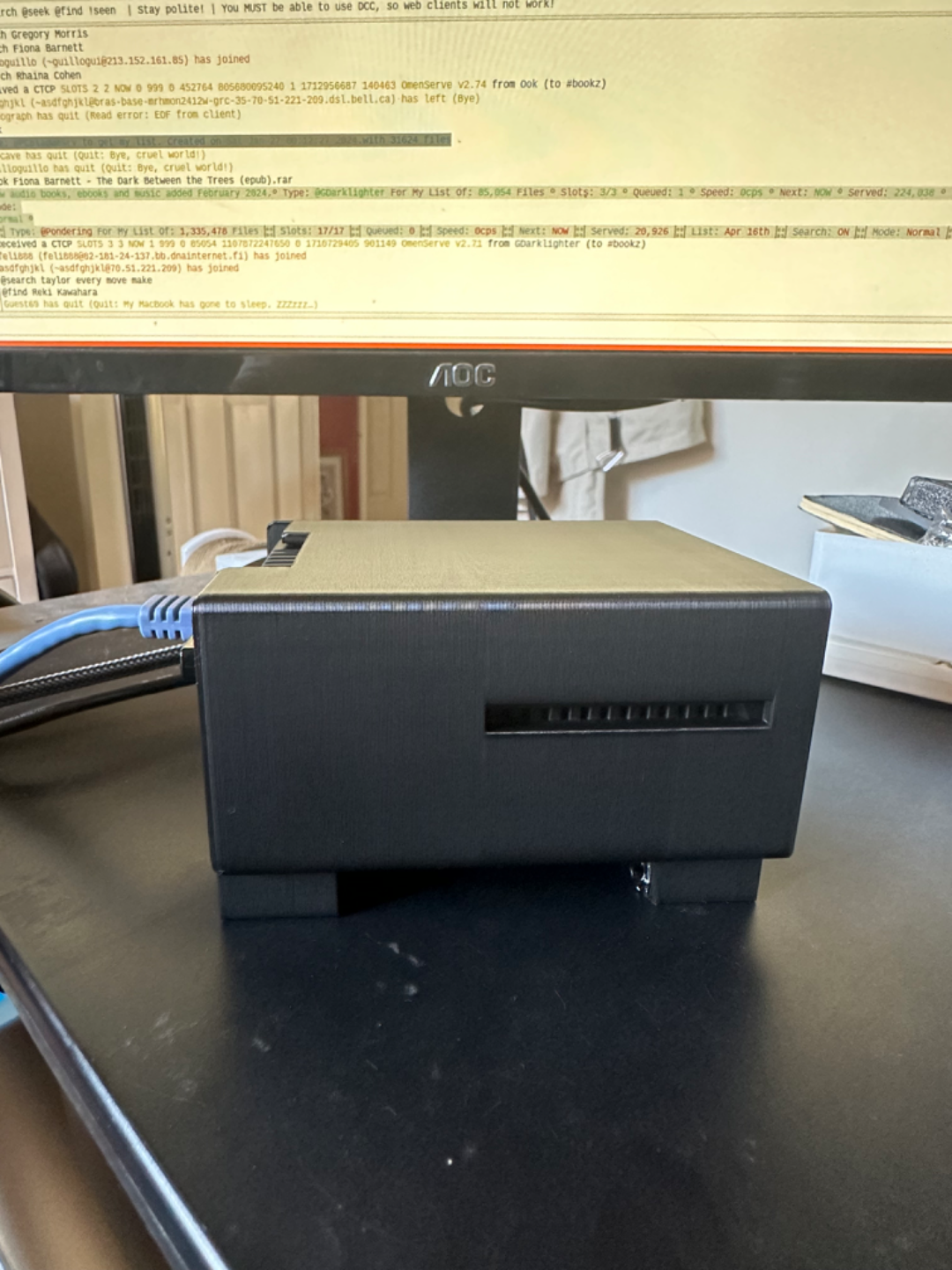 Argon Neo 5 M.2 NVMe Case mount for the Rasp Pi 5
