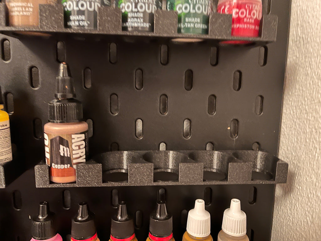Skadis / Skådis - miniature paint holder (Vallejo / Citadel / Pro Acryl)