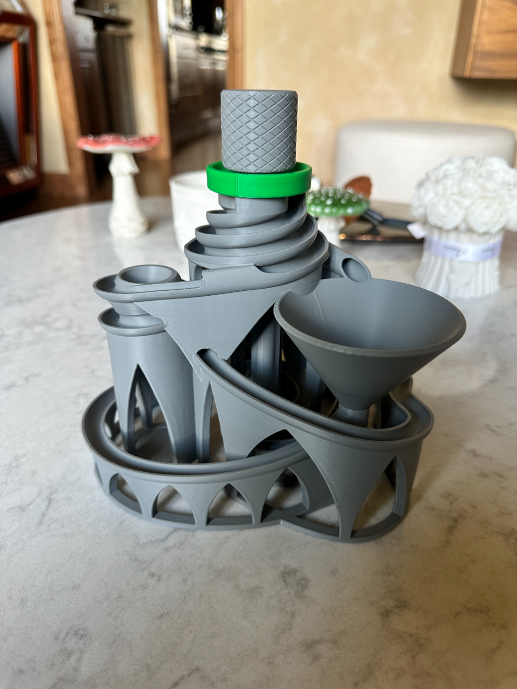 Cyclone Marble machine easy-turn knob