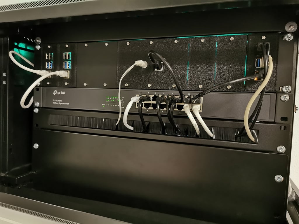 RaspberryPi-4/HueBridge Rack-mount (2U) - V2.0