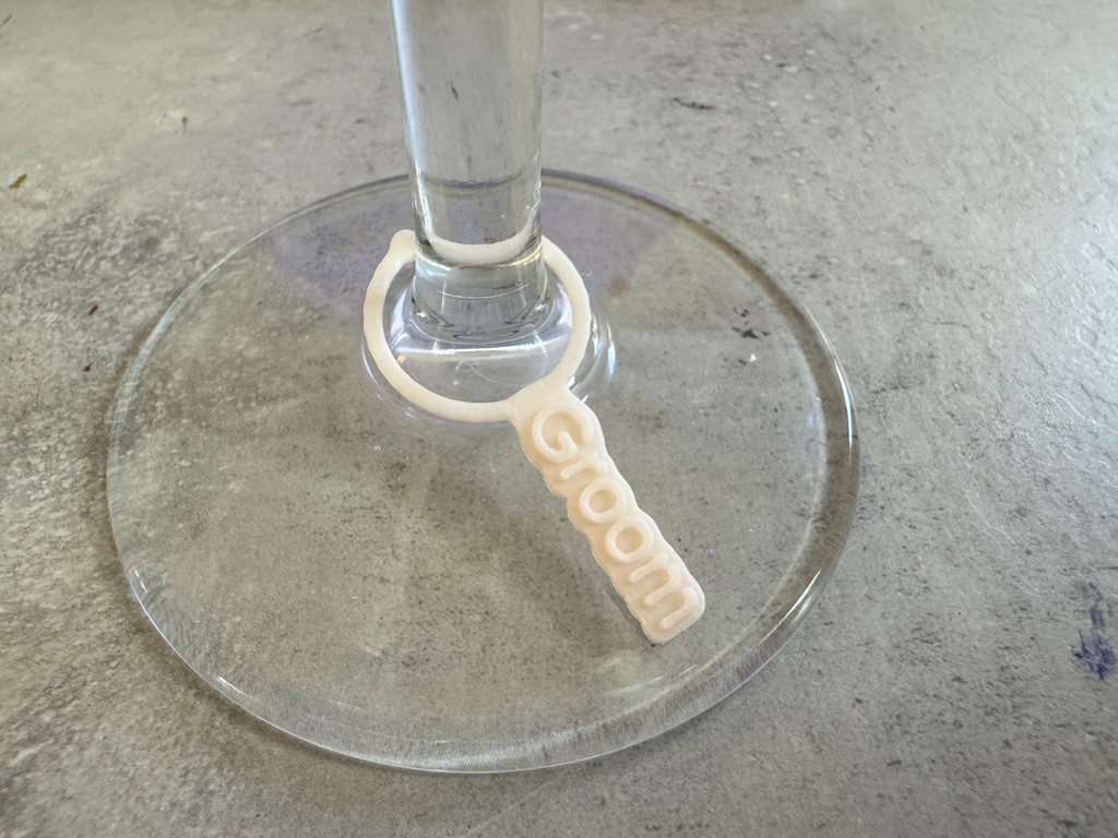 Wine Glass Name Tags - SCAD Customizable!!
