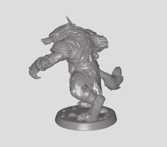 Wolf Warrior miniature