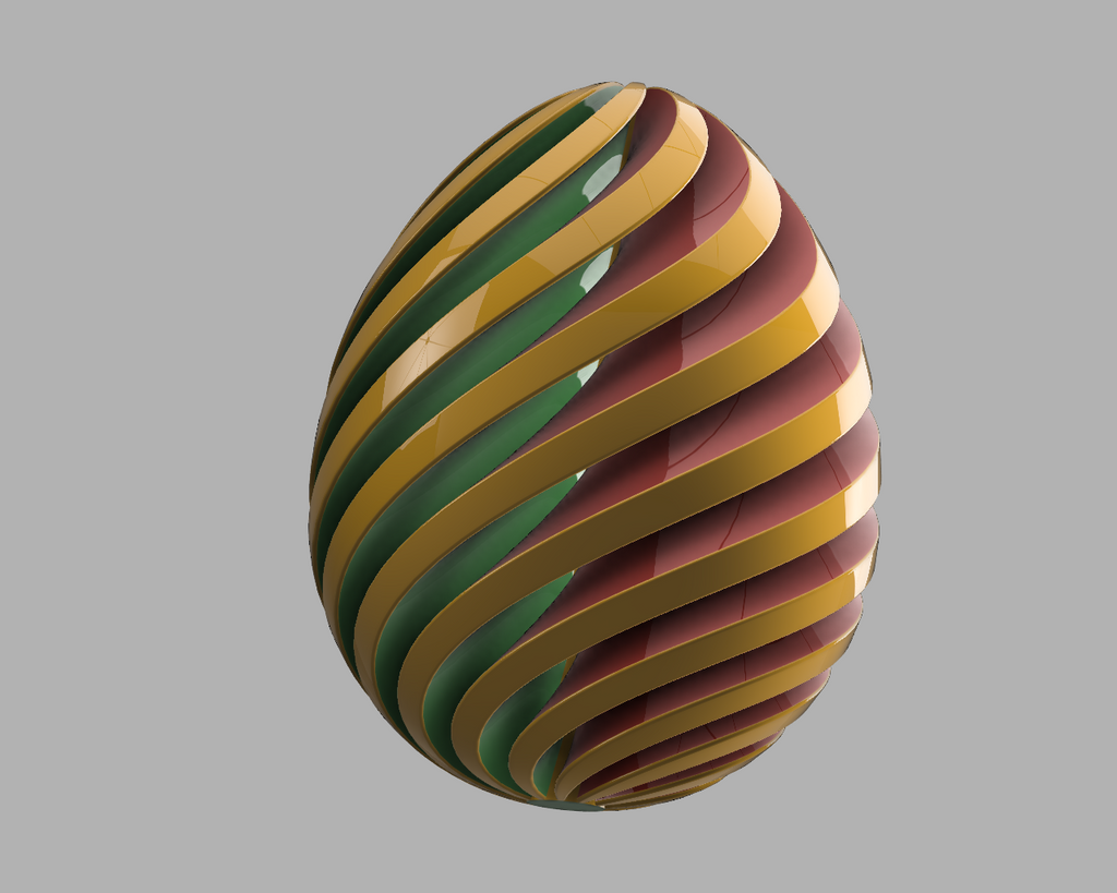 Twisted easter egg