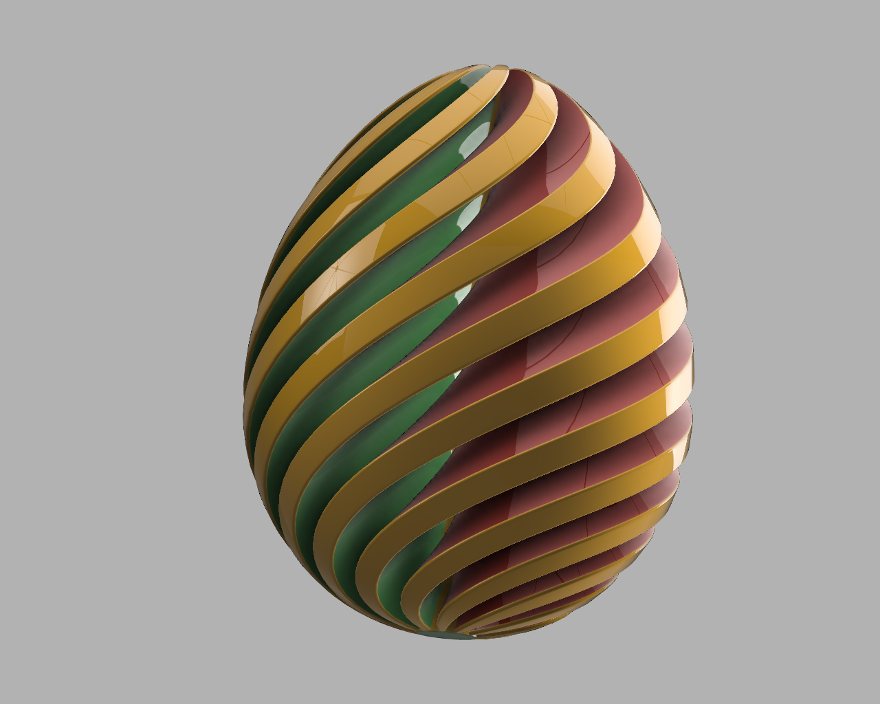 Twisted easter egg