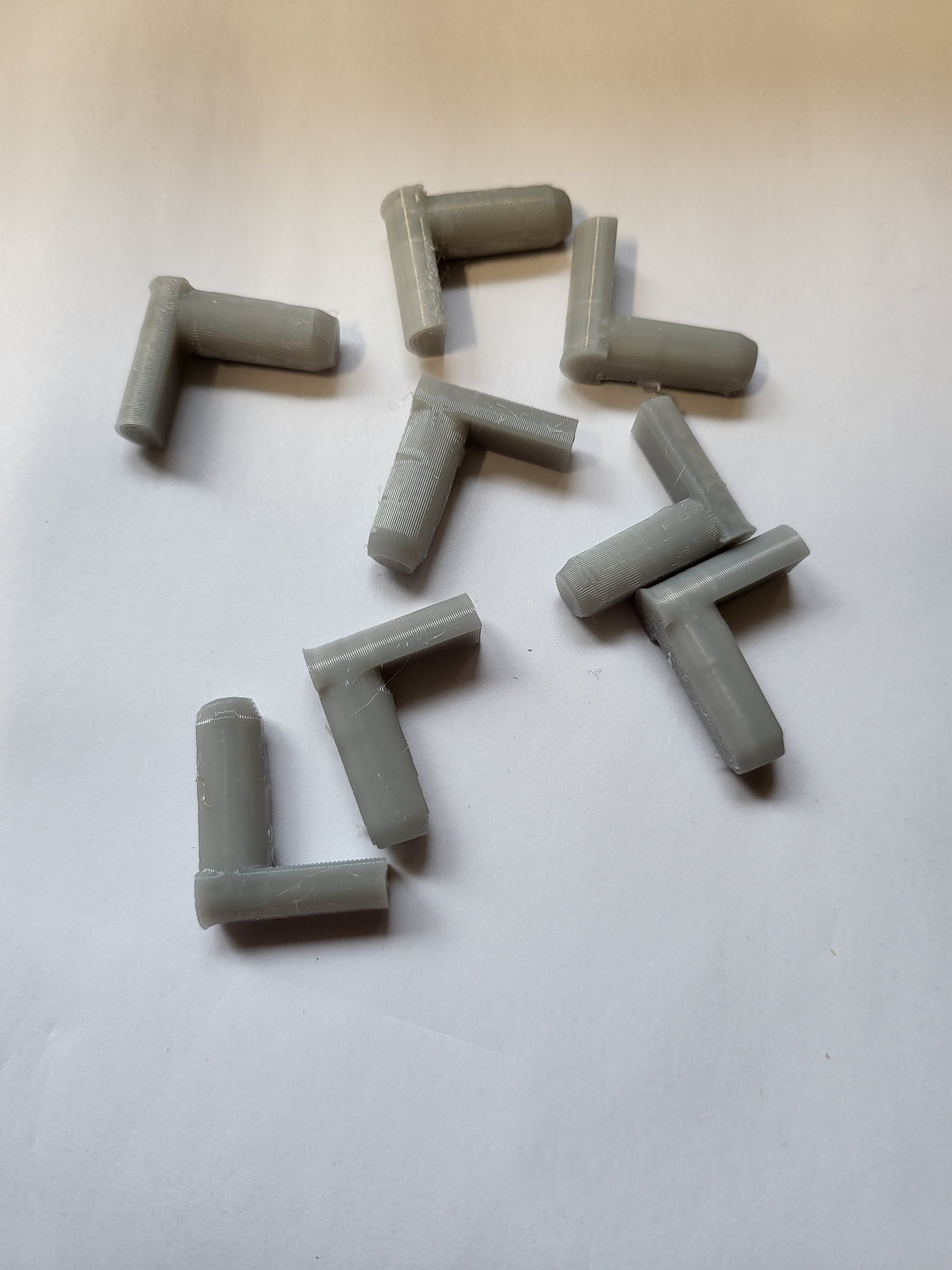 Laser cutter hold down pins, better for honeycomb bed
