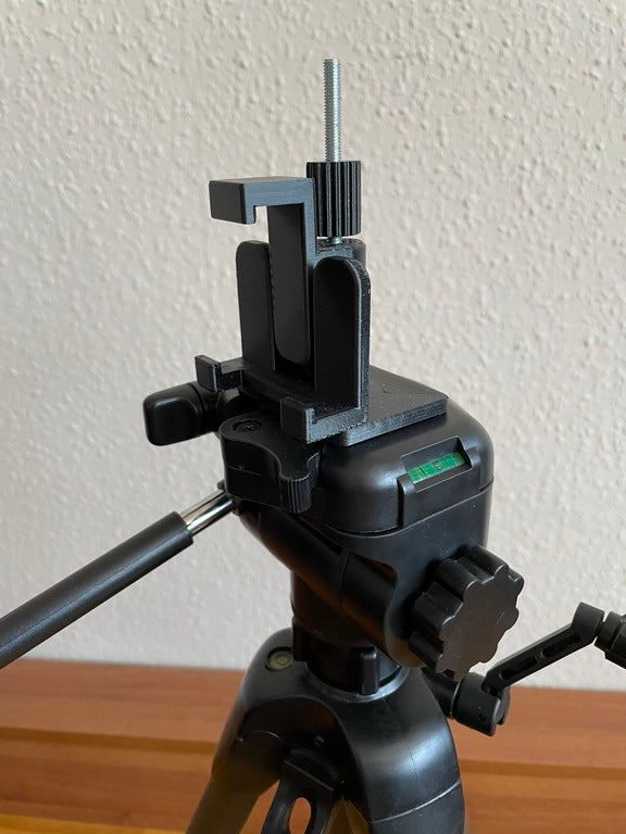 Tripod phone mount with Hama Star 63 adapter