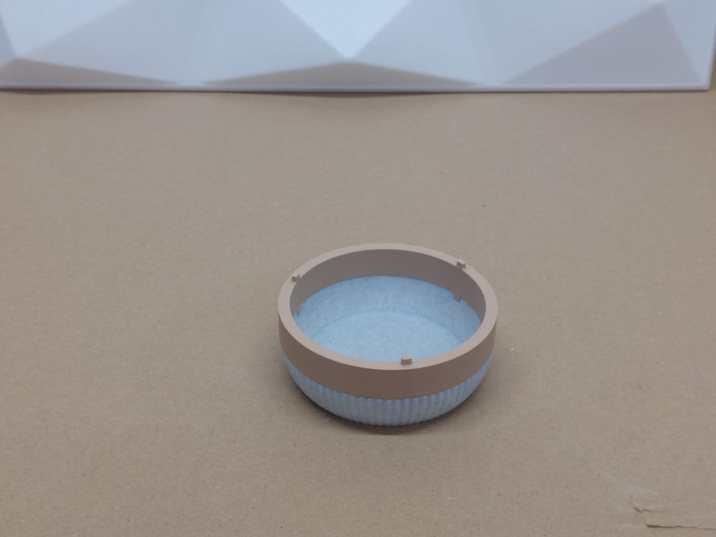 3-part modern planter