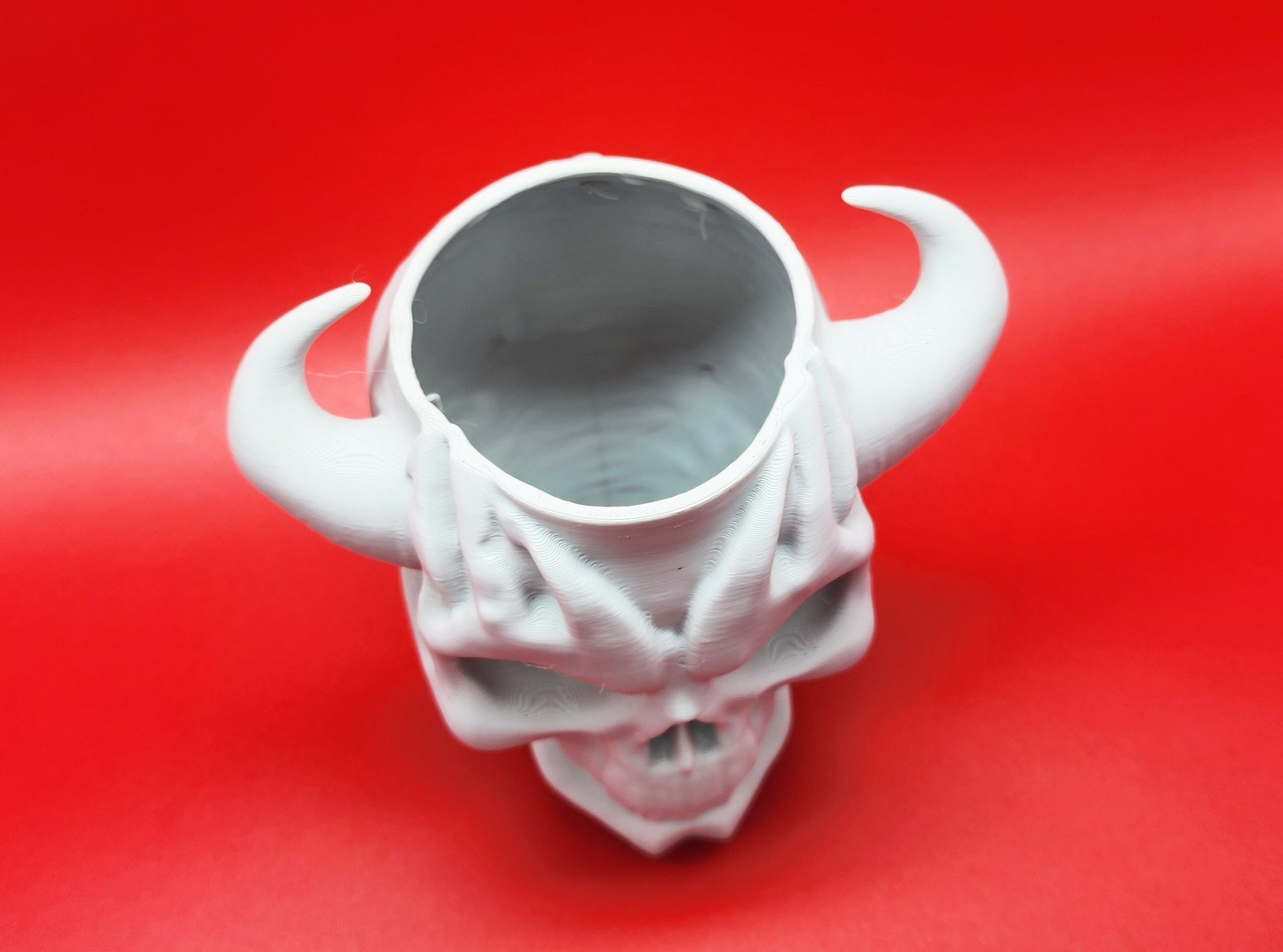 Demon Skull Pen Cup