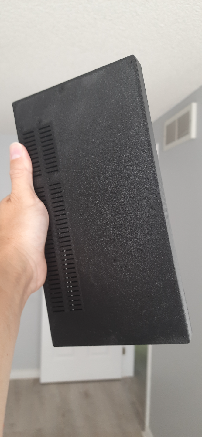 Retro-style wedge computer keyboard case