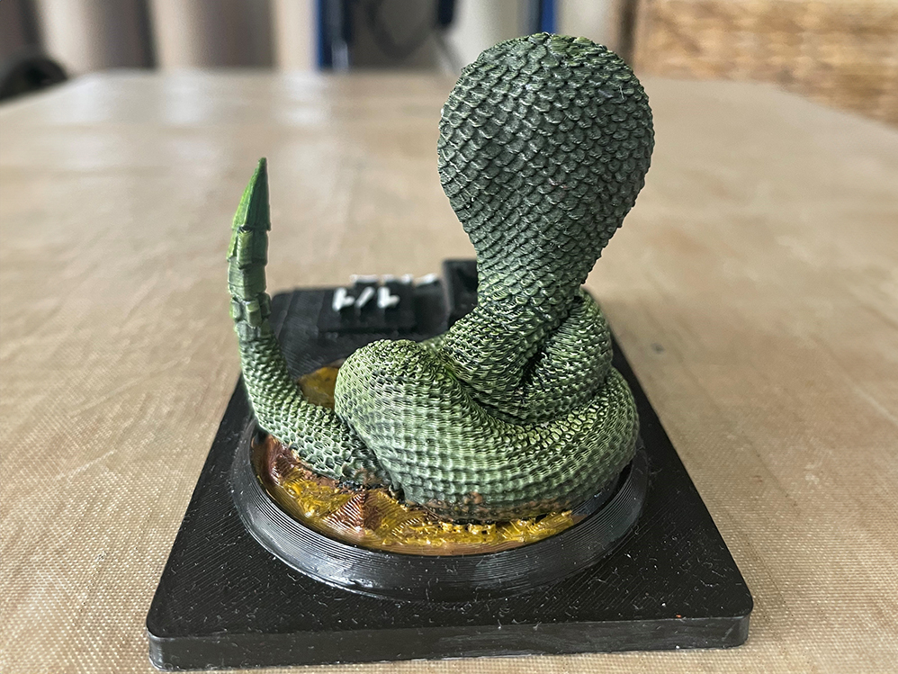 MTG 3D Snake Token