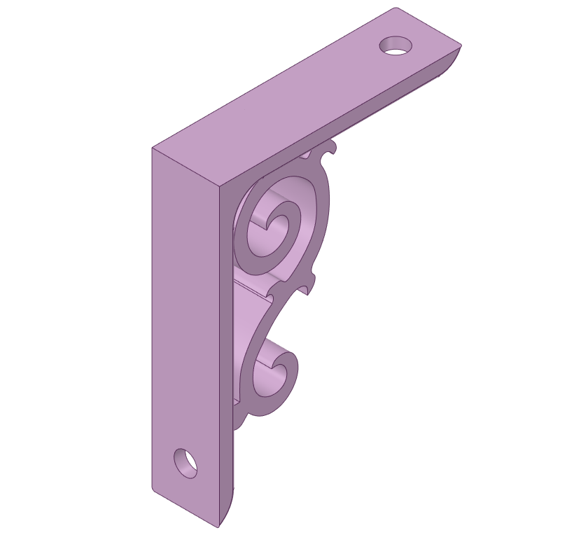 Victorian Style Scalable Brackets