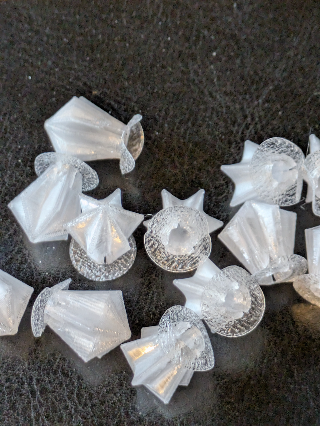 Improve your LED Xmas lights with star diffusers !