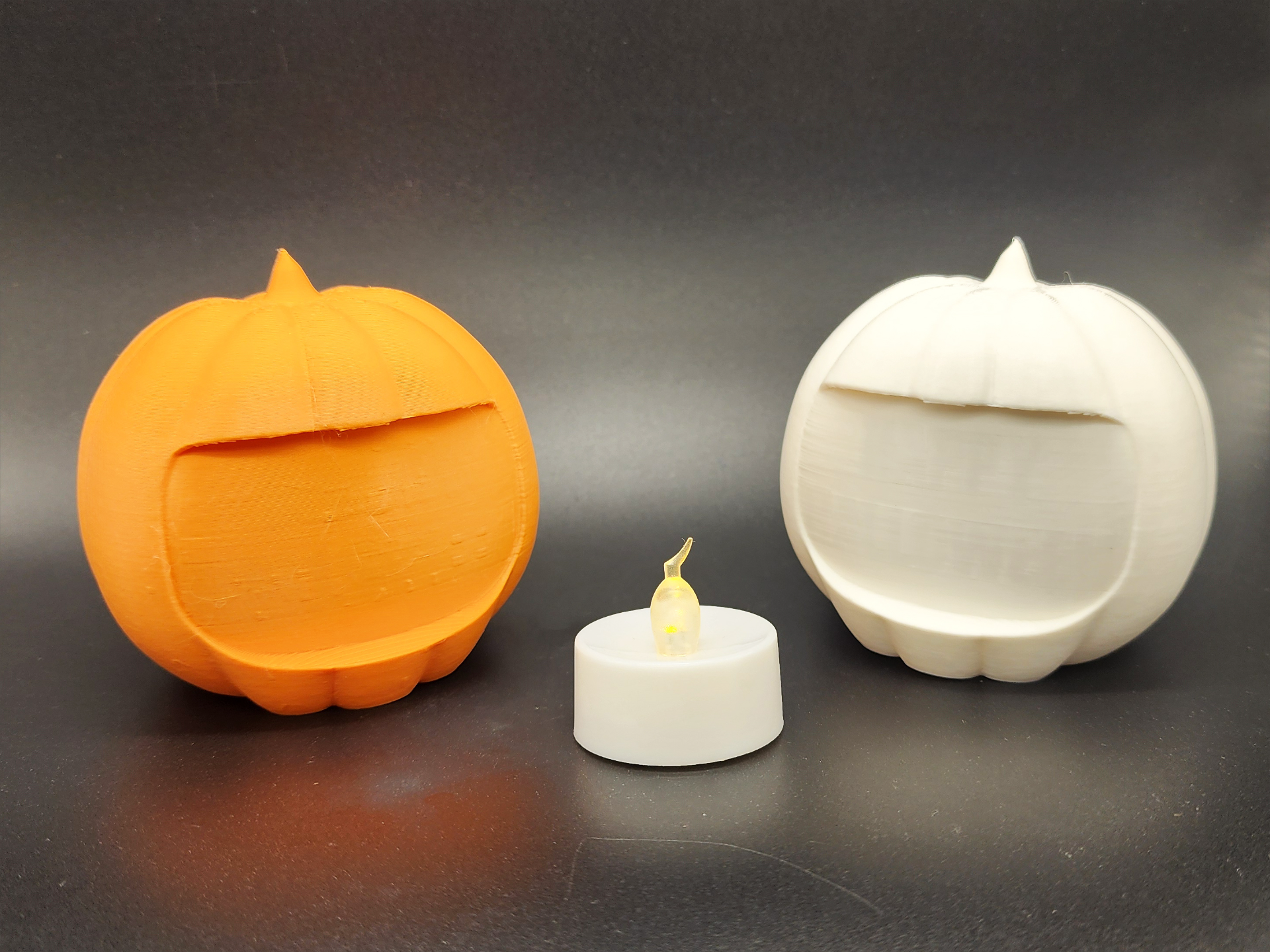 Lithophane Tea-Light Pumpkin