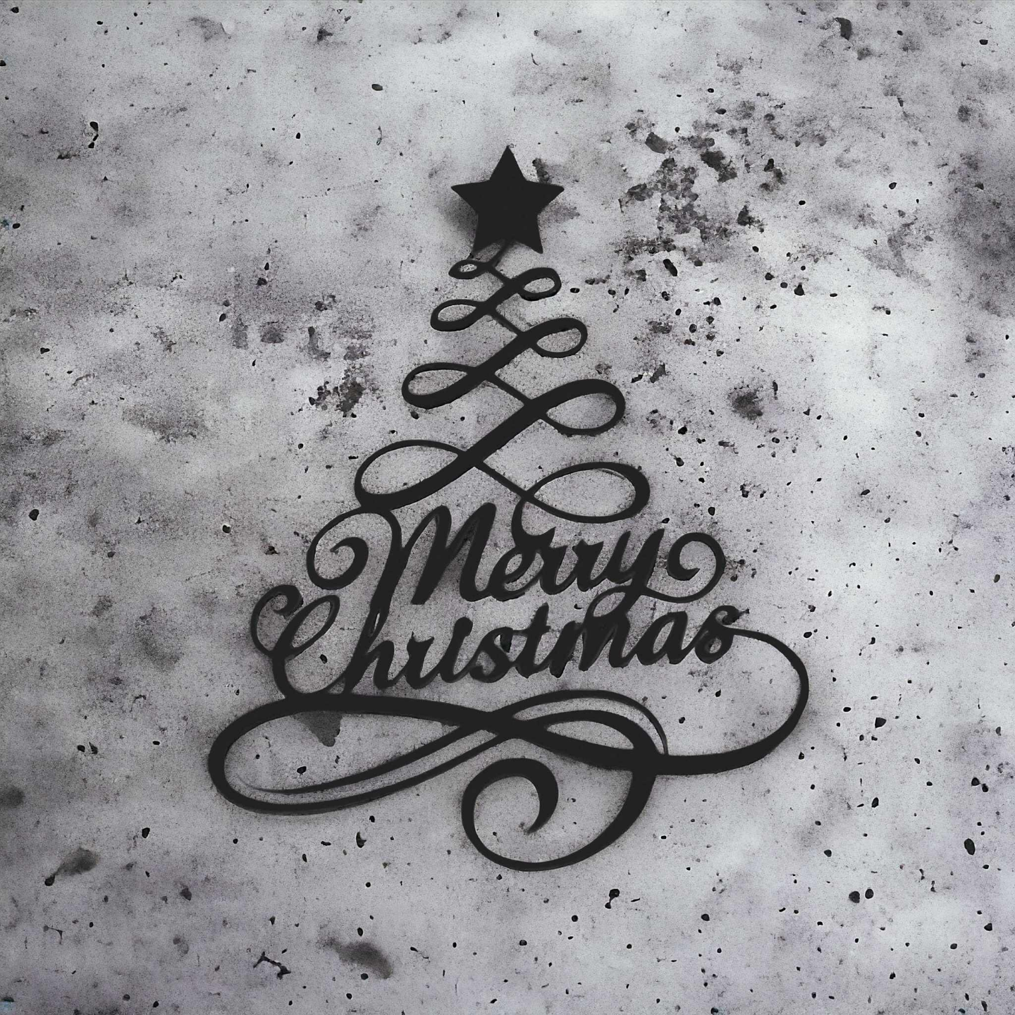 Merry Christmas wall decoration