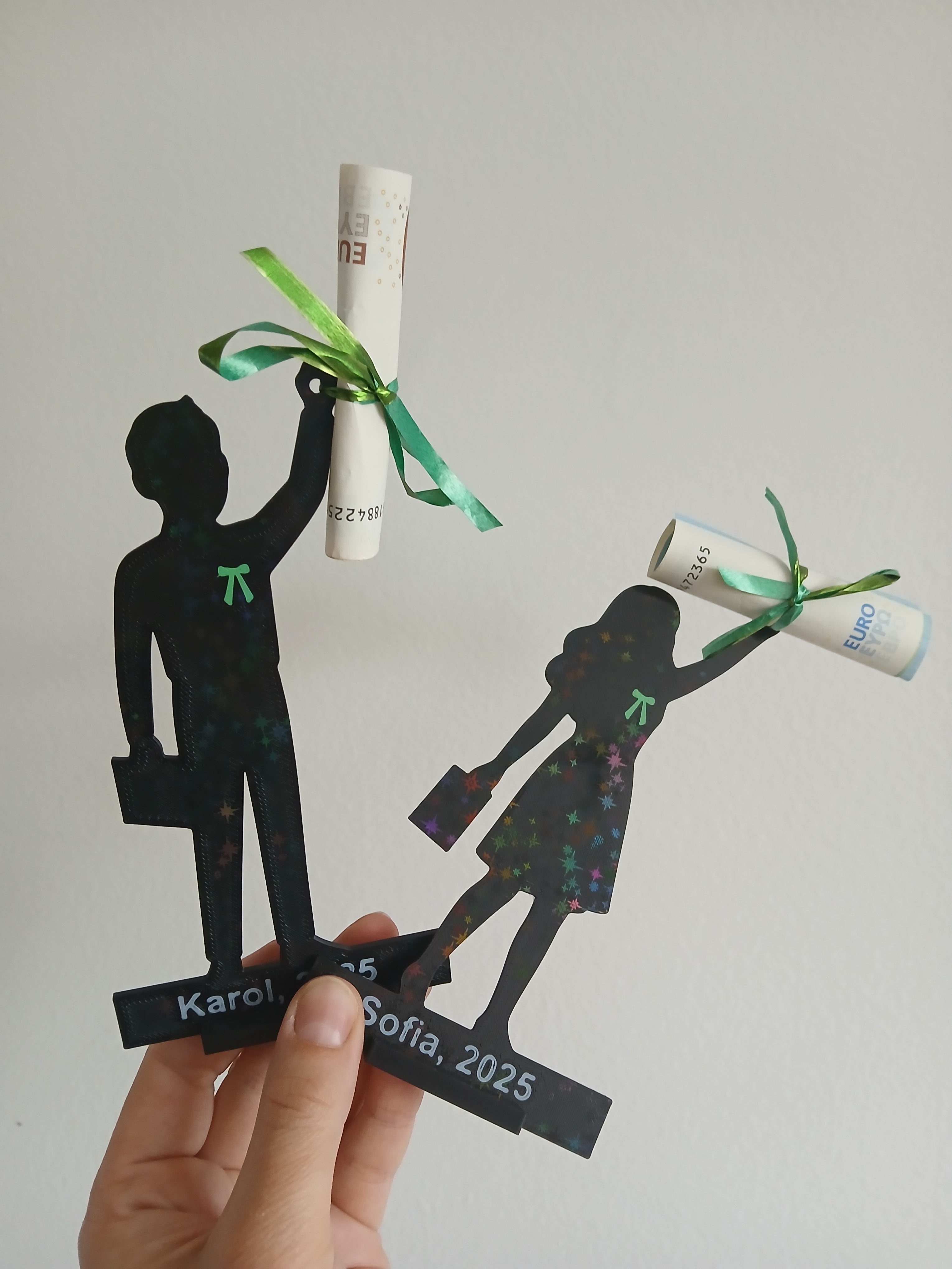 High School Graduation Figurine - Money Gift