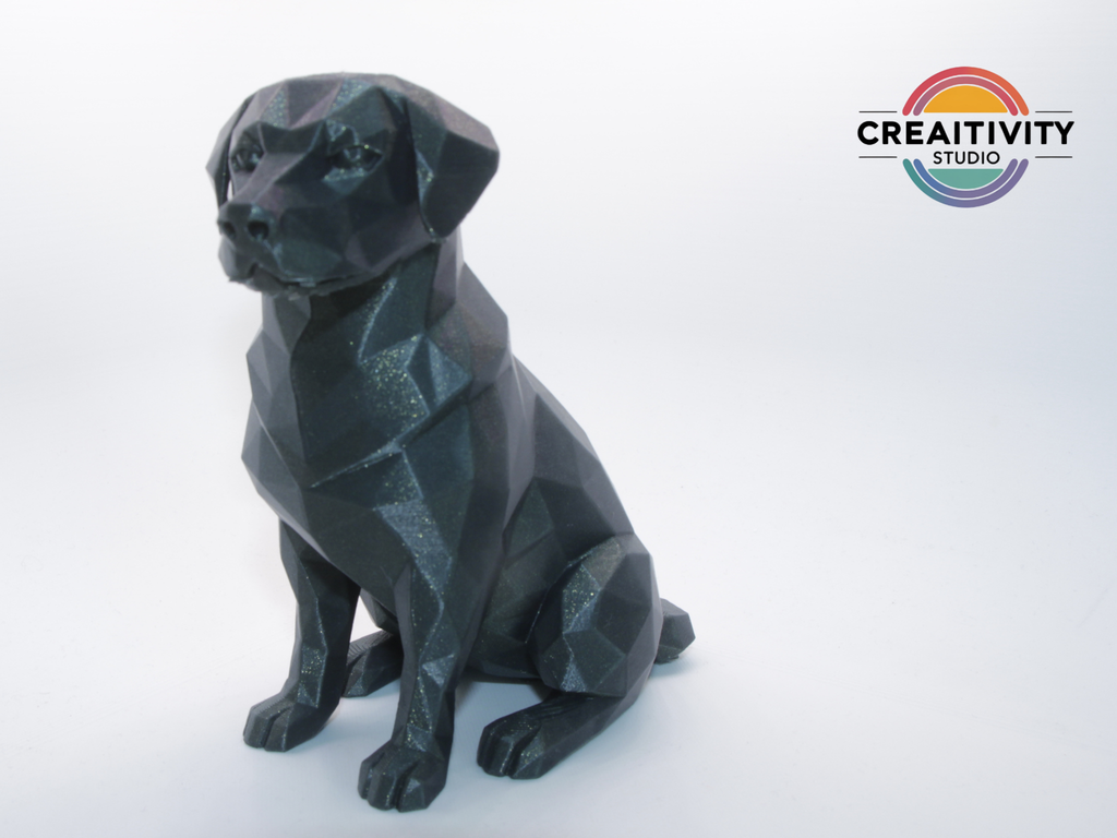 Low-Poly Labrador - Free Commercial Use