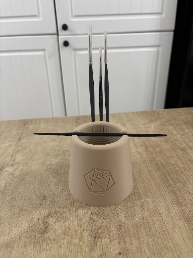 Miniatures Paint Brush Cleaning Pot