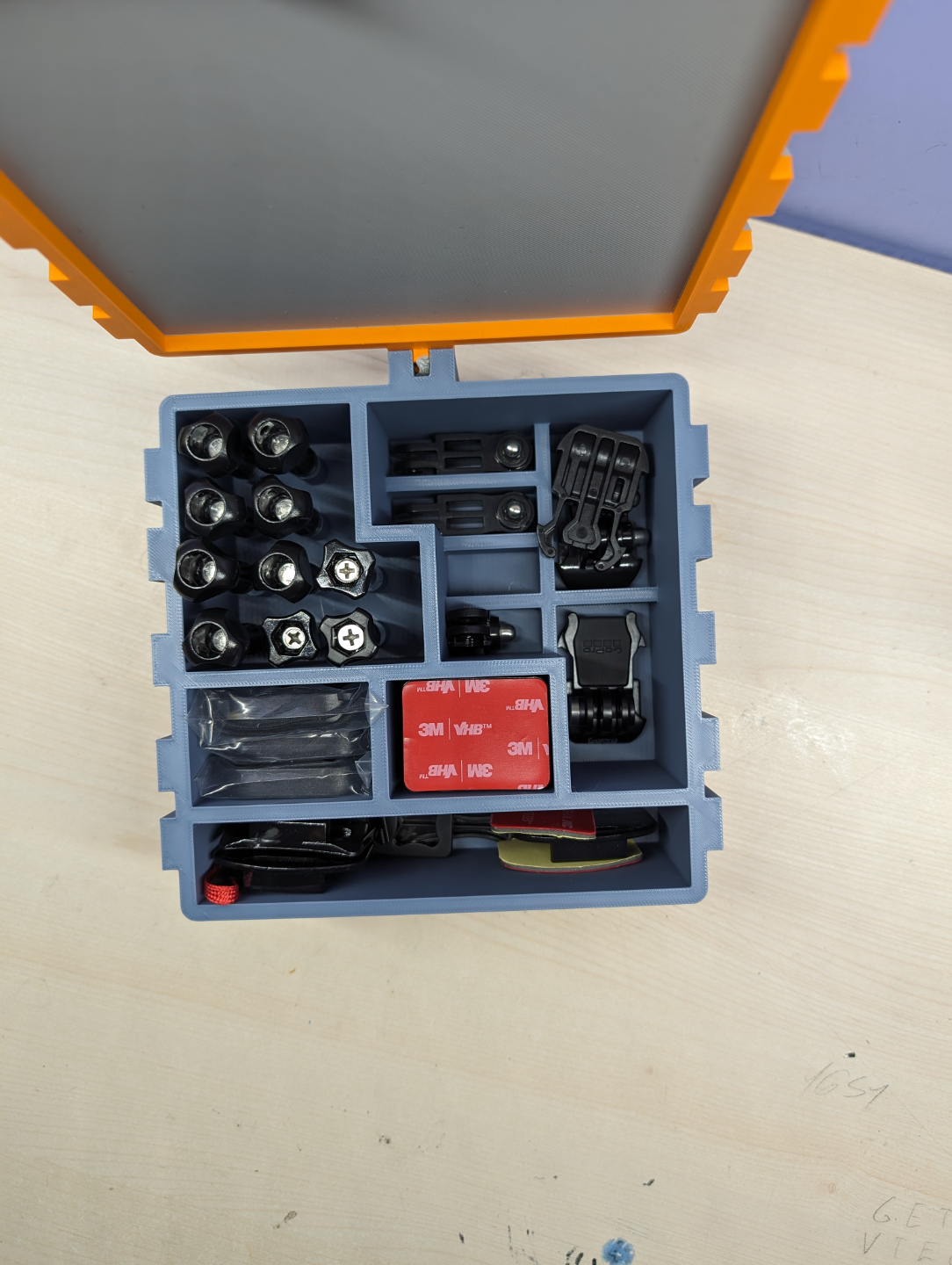 accessories box for go-pro