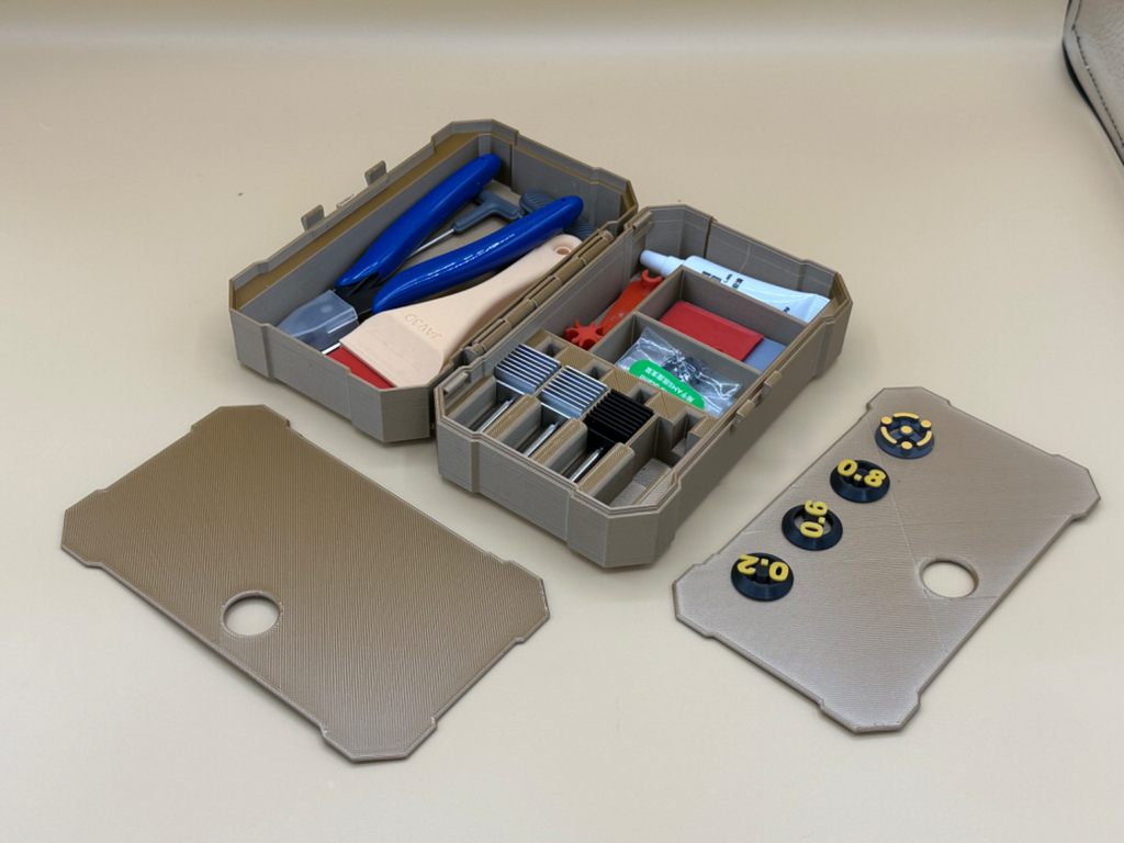 "Print-in-Place" Tool-Accessory Box for A1/2 Serie