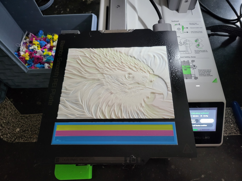 Eagle CMYK Lithophane