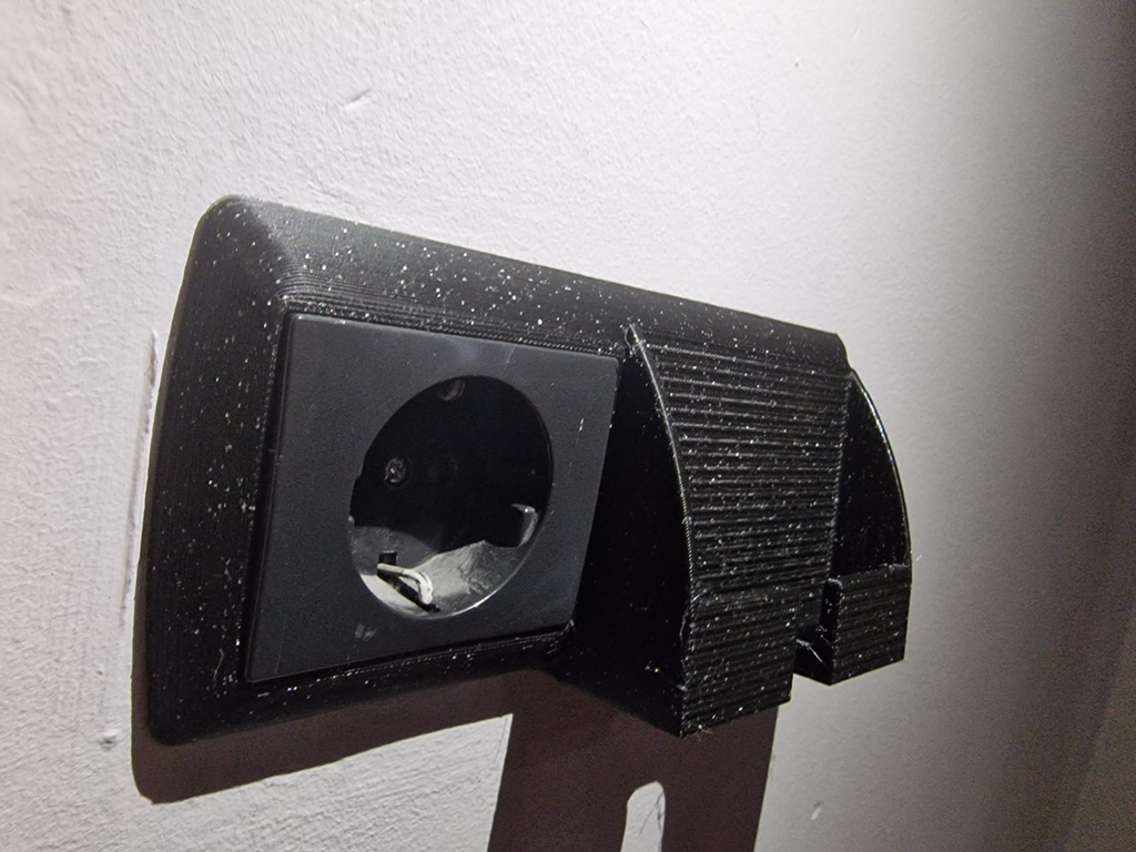Mirror sockets with mobile phone charging stand
