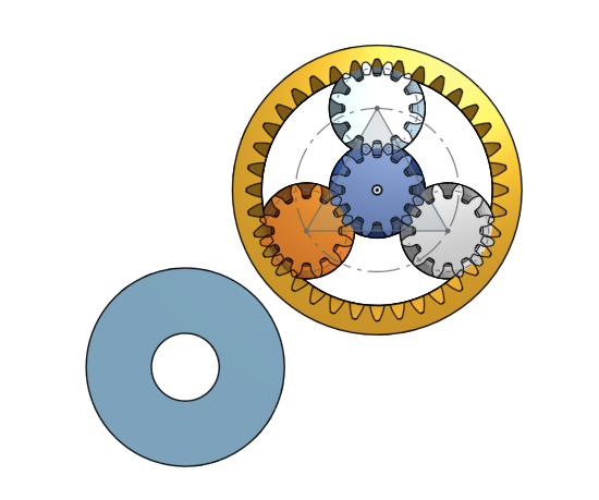 Desktop Planetary Gear Fidget Toy