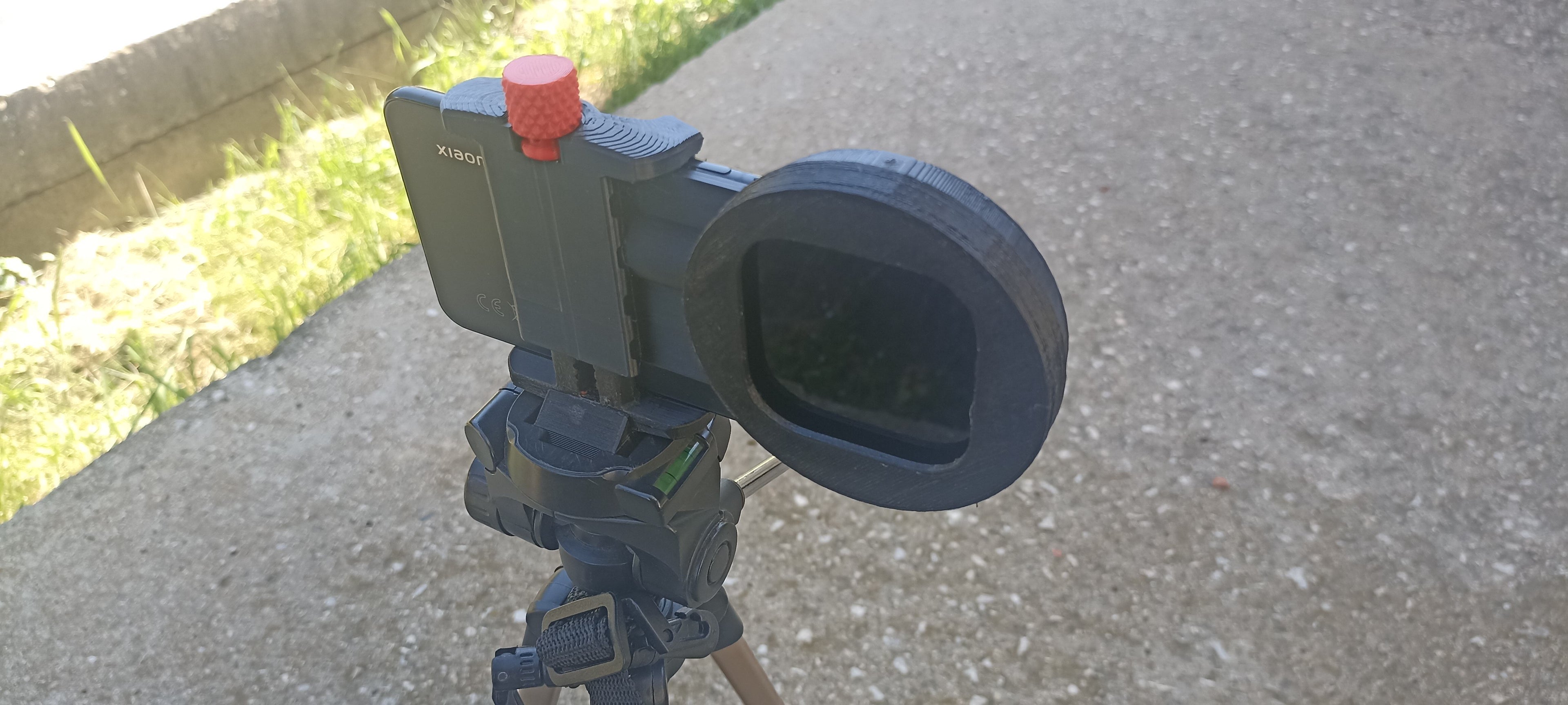 Phone tripod holder filter, stativ.