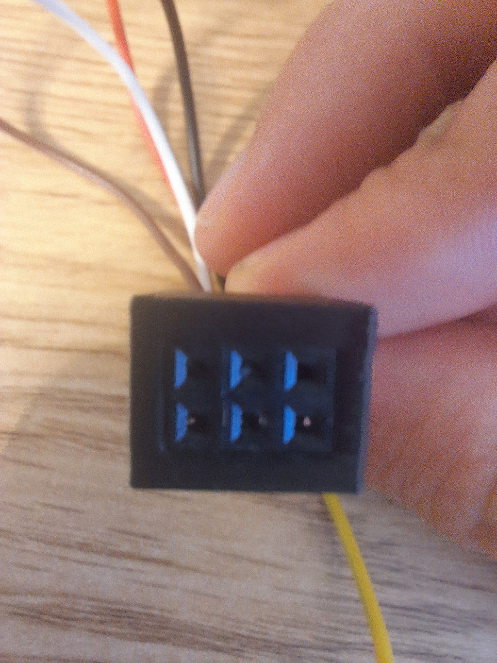 Customizable pin holder.
