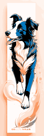 Set of 3 Bookmarks with Adorable Dogs - German Shepherd, Australian Shepherd and Golden Retriever